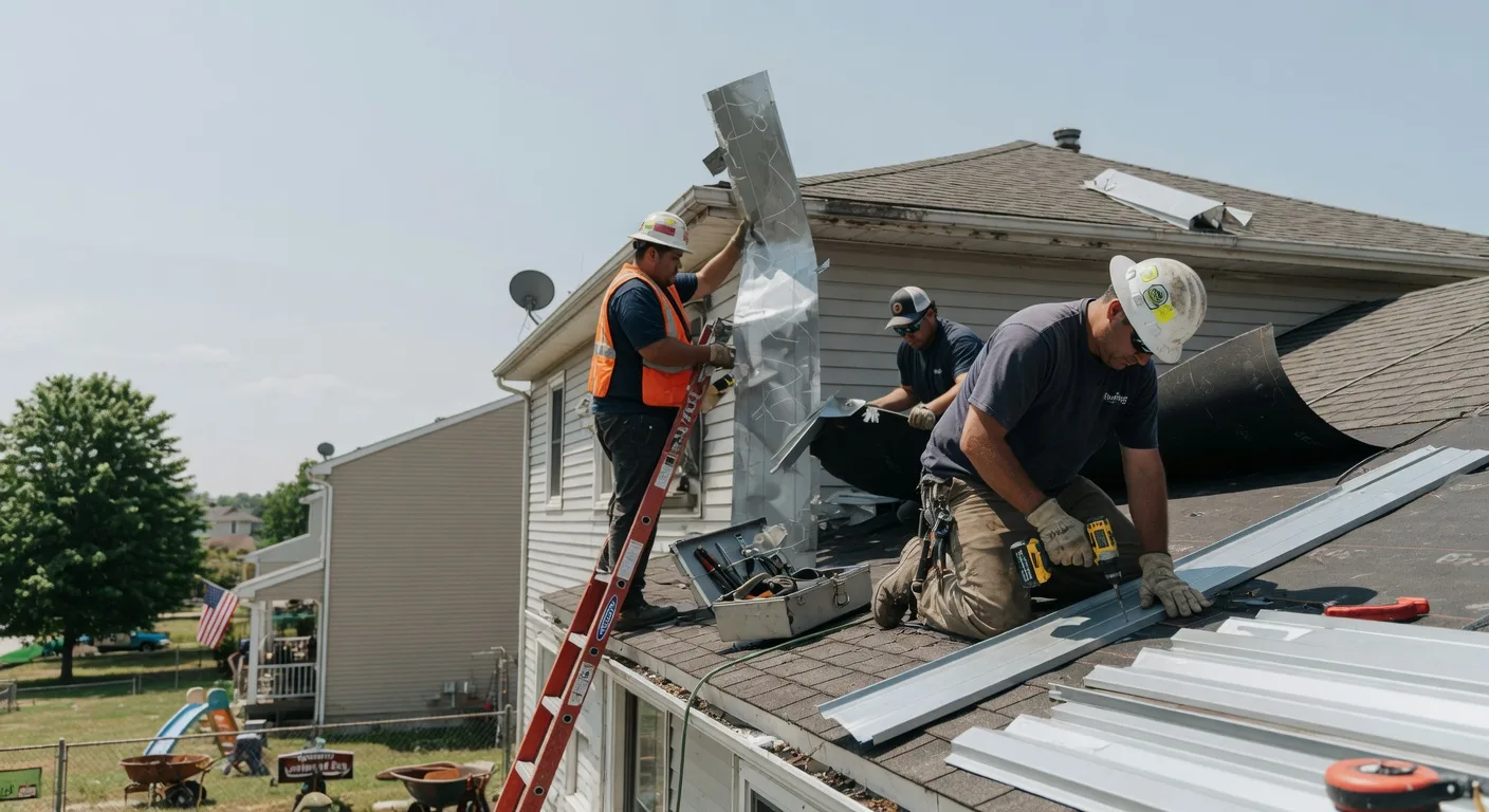 Metal Roof Repair in Galesburg, KS